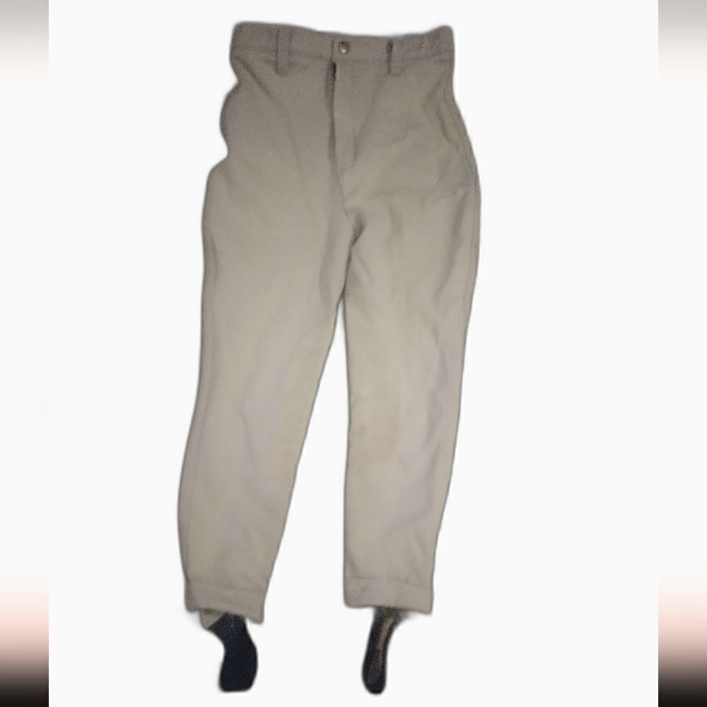 State Line Tack riding pants, size 12(zipper flap light  spot and mark back (119
